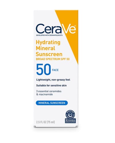 Hydrating Mineral Sunscreen SPF 50 Face Lotion - Image 3