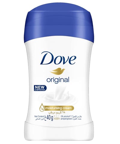 Dove Women Antiperspirant Deodorant Stick, Original 40g - Image 1