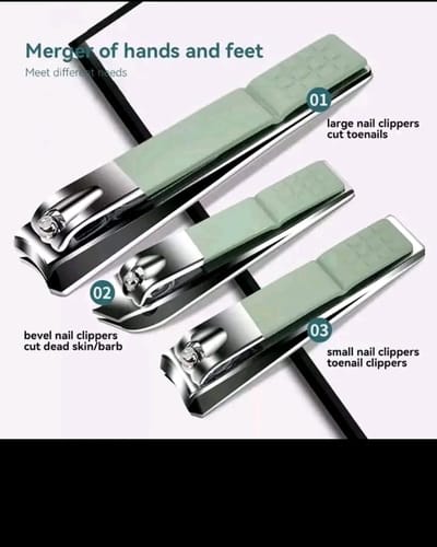 16pcs Stainless Steel Nail Cutter Manicure Tool Set - Image 3