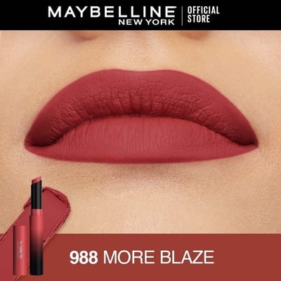 COLOR SENSATIONAL® ULTIMATTE SLIM LIPSTICK- More Blaze - Image 3