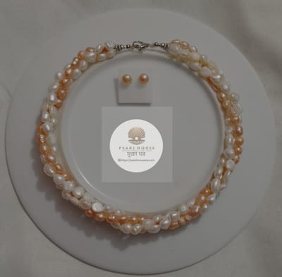 3 Layer Pearl Twice Necklace