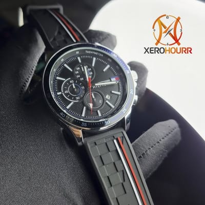 Tommy Hilfiger Silicon Watch | Black