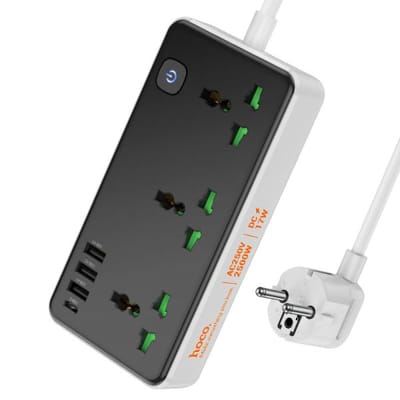 Hoco Power strip “AC7A Storm” 3 sockets EU Plug