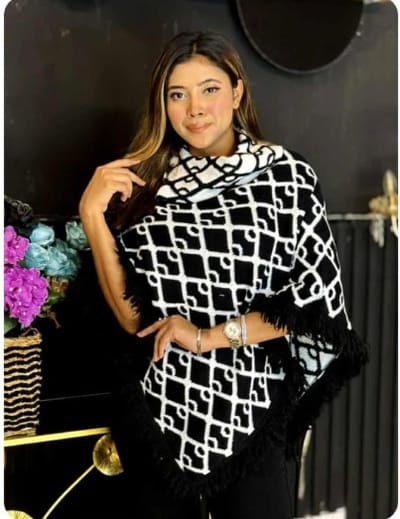 প্রিমিয়াম লেডিস উইন্টার শাল চাদর - Image 3