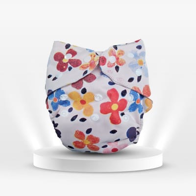 ধোয়া যায় এমন ডায়াপার (নিটেড ফ্যাব্রিক) - ২টি প্যাড সহ - Image 6