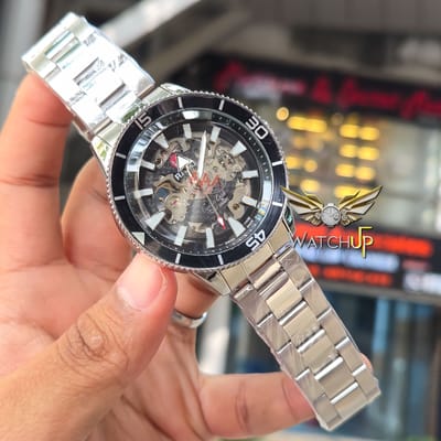 Rado Captain Cool | Semi AAA Grade | Automatic Movement | Silver Body with Black bezel