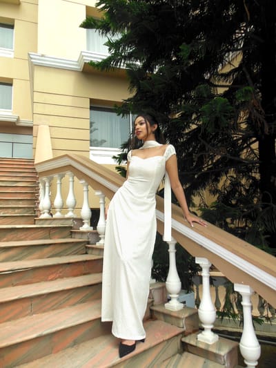 Dotted Up Dress - Image 2