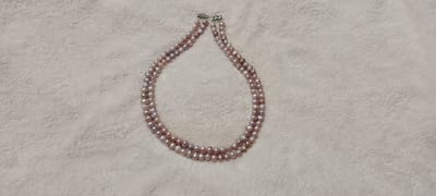 Exclusive Levender colour 2 Layer Pearl Necklace