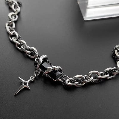 black gem star bracelet - Image 6
