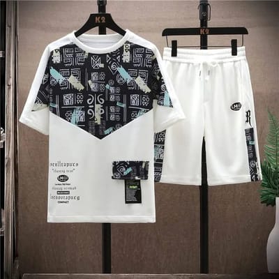 Combo Half T-Shirt And 3 Quarter Pants For Man