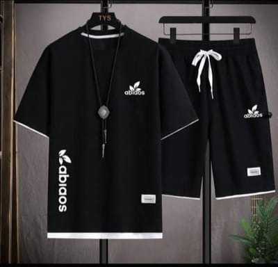 Combo Half T-Shirt And 3 Quarter Pants For Man