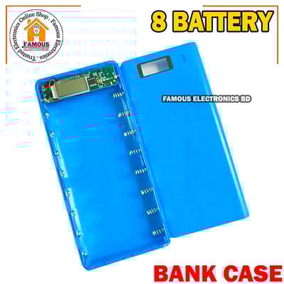 Power Bank Case 20000 mAh Rechargeable Batteries 8 Li-battery battery Power Bank Case
