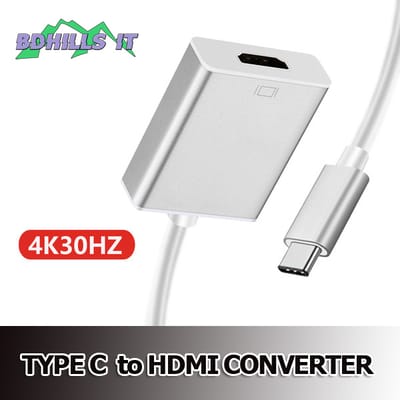 Type C to HDMI converter Adapter Portable Plug and Play