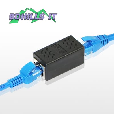 RJ45 Female To Female CAT6 Network Ethernet LAN Connector Adapter Coupler