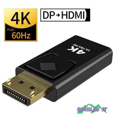DP to HDMI 4K | For 4K Supported Monitor