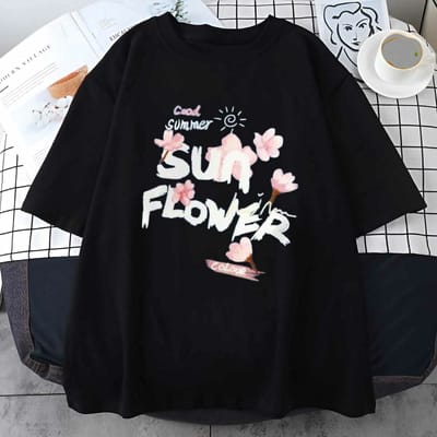 Drop Shoulder Ladies T-shirt