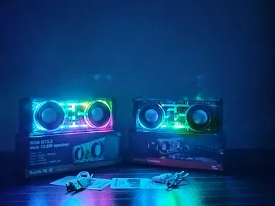 V8 Transparent Mecha Bluetooth Speaker - Image 3