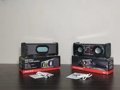 V8 Transparent Mecha Bluetooth Speaker - Image 4