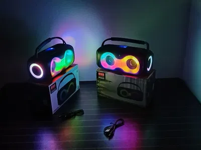 ET-312 Portable Wireless Speaker with RGB Light - Image 2