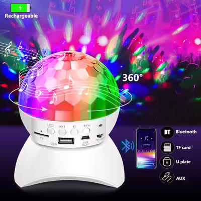 L-740 Wireless Bluetooth Audio, LED Stage Audio, Colorful Lighting Speaker, Radio, Mini Square Dance Speaker