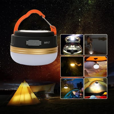 Rechargeable Tent Light with Power Bank Magnetic Attachcment