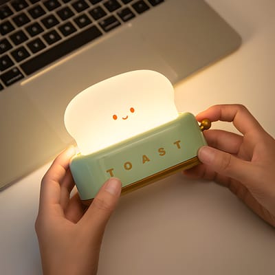 Cute Toast Lamp