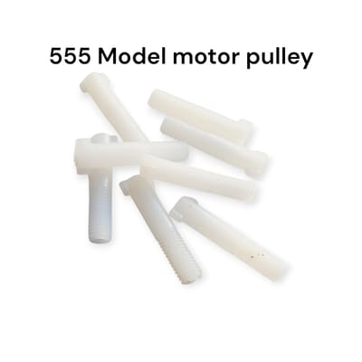 555 Model Motor Pulley | Plastic Shaft Connector for DC Motor Projects