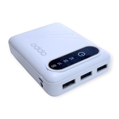 3×18650 Power Bank Case with LED Indicator | Triple USB Output DIY Rechargeable Battery Enclosure (White / Green / Black)