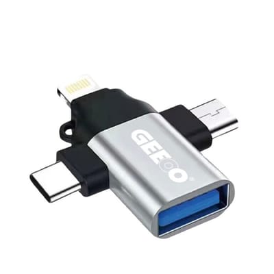 Geeoo GB12 OTG Converter | Geeoo GB12 3 ইন 1 OTG
