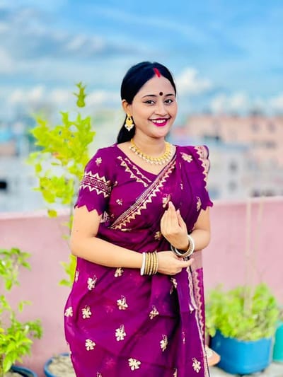 প্রিমিয়াম সেমি মসলিন শাড়ি - Image 1