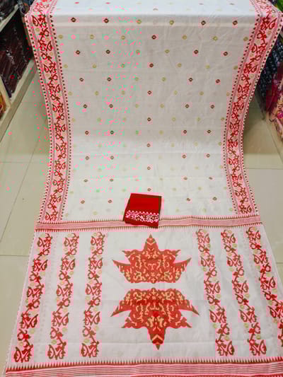 প্রিমিয়াম হাফসিল্ক শাড়ি - Image 5