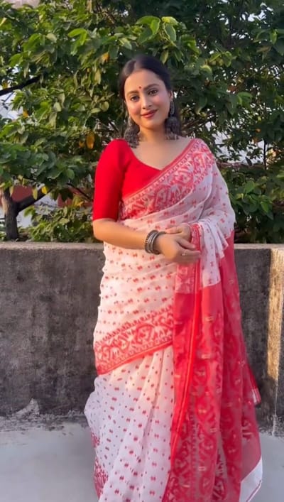 প্রিমিয়াম রেশম সিল্ক শাড়ি - Image 1