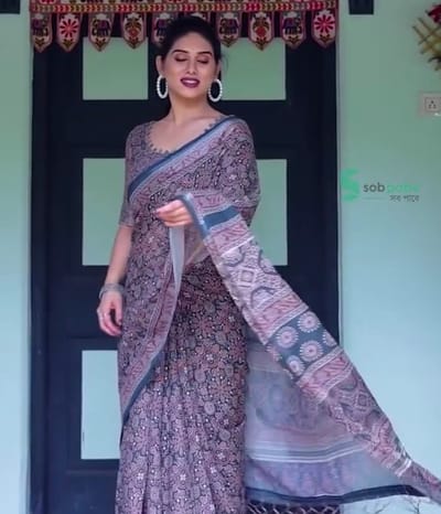 চান্দুরি সিল্ক নতুন শাড়ি - Image 9