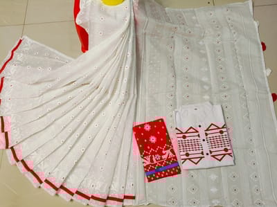 পাঞ্জাবি & শাড়ি কাপল সেট - Image 6