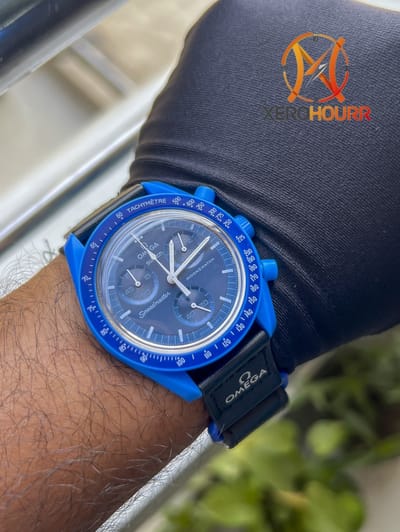 Omega Moonswatch || Blue