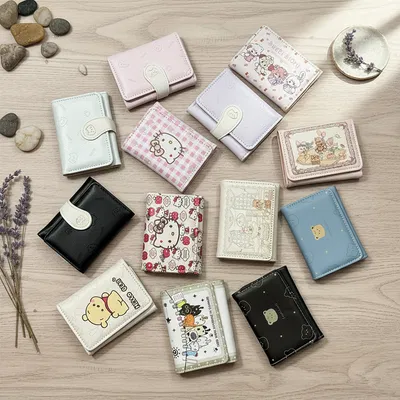Cute print mini coin  wallat 👛🪙