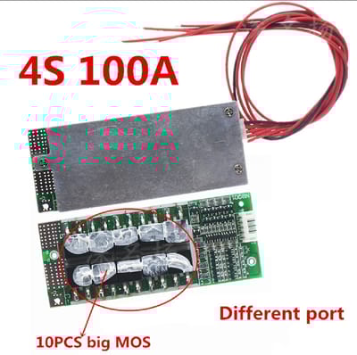 4S 12V 100A Protection Circuit Board Lifepo4 Bms 3.2V With Balanced Ups Inverter Energy Storage Packs Charger S0336