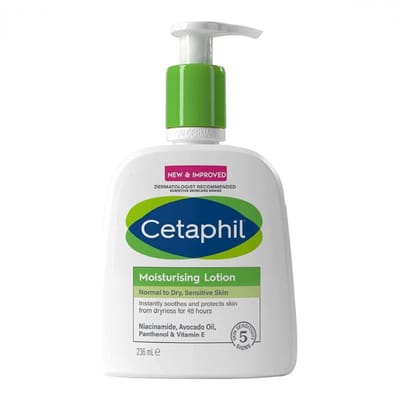 Cetaphil Moisturizing lotion for- Normal to sensitive skin- 236ml - Image 1