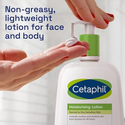 Cetaphil Moisturizing lotion for- Normal to sensitive skin- 236ml - Image 3