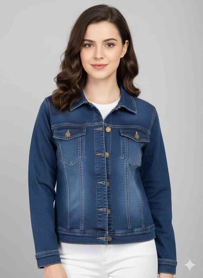 Ladies Premium Denim Jacket