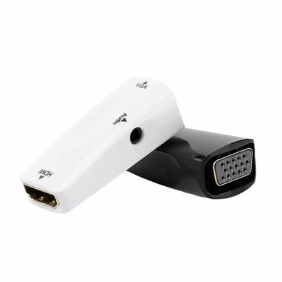 HDMI to VGA Converter female to female HD to monitor TV with audio converter HDMI TO VGA adapter 1080p