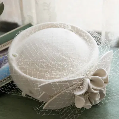 fascinating Flower hair band shading Hat