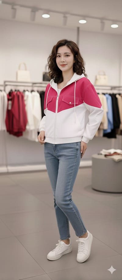 Ladies Stylish Denim Jacket (Copy) - Image 2