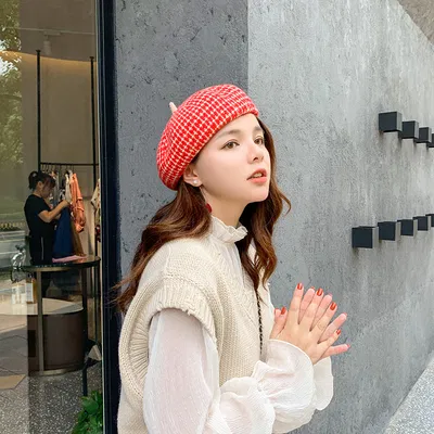 Stylish Sequined beret Hat