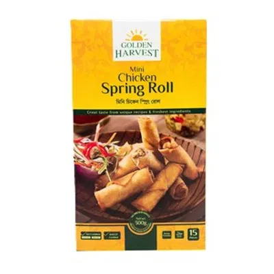 Golden Harvest Frozen Food Mini Chicken Spring Roll 15pcs
