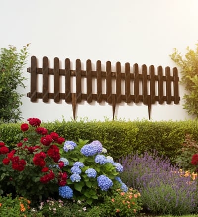 আকর্ষণীয় গার্ডেন ফেন্সিং।