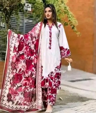 Floral Pakistani inspired 3pcs