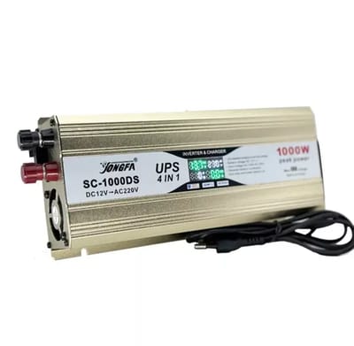 Yongfa Digital 4-in-1 Inverter & Charger | 1000W IPS UPS SC-1000DS with Display