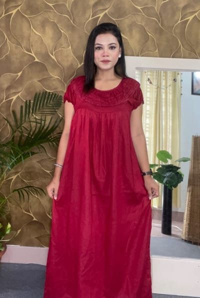 আরামদায়ক কটন মেক্সি - Image 3