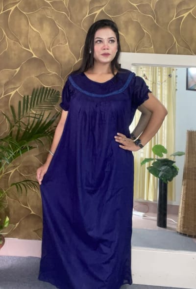 আরামদায়ক কটন মেক্সি - Image 4